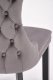 Krzesło tapicerowane ALDA szare HALMAR 11