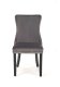 Krzesło tapicerowane ALDA szare HALMAR 5