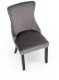 Krzesło tapicerowane ALDA szare HALMAR 7