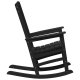 vidaXL Fotele bujane 2 szt. Czarny 70x92x107,5 cm HDPE, Fotel bujany Czarny 70x92x108 cm HDPE 5