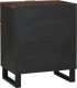 vidaXL Stolik nocny 50x33x60 cm z litego drewna orzechowego 1