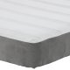 vidaXL Materac kieszeniowy Jasnoszary Średni 120x200x20 cm Tkanina 4