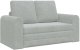 vidaXL Sofa łóżko 2 w 1 Jasnoszary 148x71x83 cm Aksamit 1