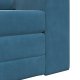 vidaXL Sofa Łóżko 2-w-1 Niebieska 98x71x83 cm Aksamit 3