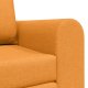 vidaXL Sofa łóżko 2-w-1 Ciemnożółta 148x71x83 cm Tkanina 3