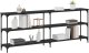 vidaXL Stół konsolowy Ciemny dąb 200x29x75 cm Drewno drewnopochodne 1