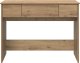 vidaXL Toaletka z lustrem Rękodzielniczy dąb 100x45x76 cm 3