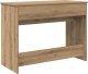 vidaXL Toaletka z lustrem Rękodzielniczy dąb 100x45x76 cm 5