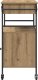 vidaXL Wózek kuchenny Dąb rzemieślniczy 56x43x89,5 cm 5