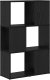 vidaXL Centrum Rozrywki Czarny Dąb Materiał Drewnopochodny 60 x 24 x 94 cm 3