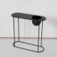 Stolik pomocniczy z metalu PLUTO, wys. 56 cm 3