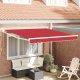 Markiza ręczna vidaXL Czerwona 350x250 cm, Materiał wymienny do markiz vidaXL dla ramy 3.5x2.5 m Czerwony 1