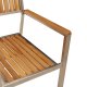 vidaXL Krzesła ogrodowe do układania 8 szt. 54,5x56x87 cm Lite drewno tekowe, Krzesła ogrodowe do układania 4 szt. Lite drewno tekowe i metal 5