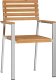 vidaXL Krzesła ogrodowe 8 szt 54.5x56x89 cm Lite drewno tekowe, Krzesła ogrodowe do układania w stos 4 szt Lite drewno tekowe i stal 4