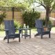 Krzesła składane vidaXL Adirondack 2 szt. Granatowe 74.5x80.5x90 cm HDPE, Składane krzesło vidaXL Adirondack Granatowe 74.5x80.5x90 cm HDPE 2