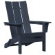 Krzesła składane vidaXL Adirondack 2 szt. Granatowe 74.5x80.5x90 cm HDPE, Składane krzesło vidaXL Adirondack Granatowe 74.5x80.5x90 cm HDPE 3