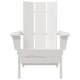 vidaXL Składane krzesła Adirondack 2 szt Białe 74.5x80.5x90 cm HDPE, Składane krzesło Adirondack Białe 74.5x80.5x90 cm HDPE (3335818) 5