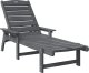 vidaXL Leżaki vidaXL 2 szt Jasnoszary 162x53x98.5 cm HDPE, Leżak vidaXL Jasnoszary 53x162x98.5 cm HDPE 2