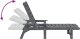 vidaXL Leżaki vidaXL 2 szt Jasnoszary 162x53x98.5 cm HDPE, Leżak vidaXL Jasnoszary 53x162x98.5 cm HDPE 7