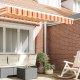 vidaXL Baldachim na ramę 2.5 m Multikolor 2.3x0.2 m 2