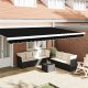 vidaXL Faseta markizy dla ramy 5 m Czarny 4.8x0.2 m 1