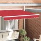 vidaXL Fasada markizy na ramę 2.5 m Czerwona 2.3x0.2 m 1