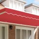 vidaXL Fald markizy dla ramy 6 m Czerwony 5.8x0.2 m 2