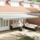 vidaXL Markiza Valance dla ramy 6 m Zielona i Biała 5.8 x 0.2 m 1