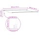 vidaXL Semi-Cassette Awning Frame Retractable Manual Metal 9