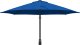 vidaXL Parasol na patio Niebieski Poliester Duży Odchylany 3