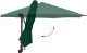 vidaXL Duży Zielony Parasol Patio Metal, Poliester Duży Z regulacją 6