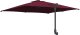 vidaXL Parasol patio Czerwony Bordeaux Tkanina poliestrowa Duży Składany 4