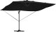 vidaXL vidaXL Parasol Cantilever Roma z LEDami Czarny 352x251x265 cm Aluminium 4