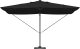 vidaXL vidaXL Parasol Cantilever Roma z LEDami Czarny 352x251x265 cm Aluminium 5