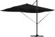 vidaXL vidaXL Parasol Cantilever Roma z LEDami Czarny 352x251x265 cm Aluminium 7