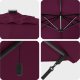 vidaXL Cantilever Roma Parasol with LED Bordeaux Czerwony 352x251x265 cm Aluminium 6
