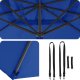 vidaXL Niebieski parasol z daszkiem Niebieski (42003348) 6