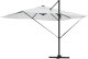 vidaXL Parasol wysięgnikowy z LED Beżowy 352x251x265 cm Aluminium 4