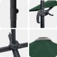 vidaXL Cantilever Roma Parasol Zielony 286x285x265 cm Aluminium 2