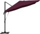 vidaXL Parasol Wysięgnikowy Czerwony Bordeaux Poliester, Stal Duży (42003349) 3