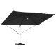 vidaXL Parasol Wysięgnikowy - Czarny Poliester, Stal Malowana Proszkowo Duży (42003363) 2