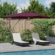 vidaXL Parasol Cantilever Roma z LEDami Bordowy 286x285x270 cm Aluminium (42003357) 1