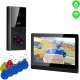 EVOLVEO DoorPhone AHD10, Sada domácího WiFi videotelefonu s ovládáním dveří a RFID, černý 10" monitor, 32GB 1