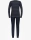 Bielizna termoaktywna dla dzieci Odlo Active Warm Eco Set Long – dark sapphire/gray ridge 2