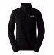 Bluza polarowa damska The North Face 100 Glacier 1/4 Zip - tnf black 1