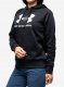 Bluza damska Under Armour Rival Fleece Big Logo Hoody - black/white 4
