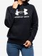 Bluza damska Under Armour Rival Fleece Big Logo Hoody - black/white 6