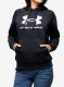 Bluza damska Under Armour Rival Fleece Big Logo Hoody - black/white 8