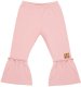 Spodnie dresowe dzwony dla dziewczynki różowe Nelly Nicol 122 1