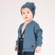 Bluza dresowa rozpinana dla chłopca morski  Nicol Eddy 80 2